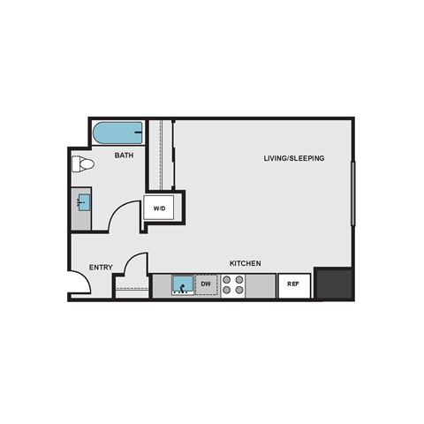 S2e Floor Plan at Eleanor H16 Apartments